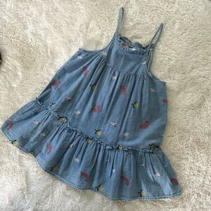 Zara Chambray embroidered sundress 4/5